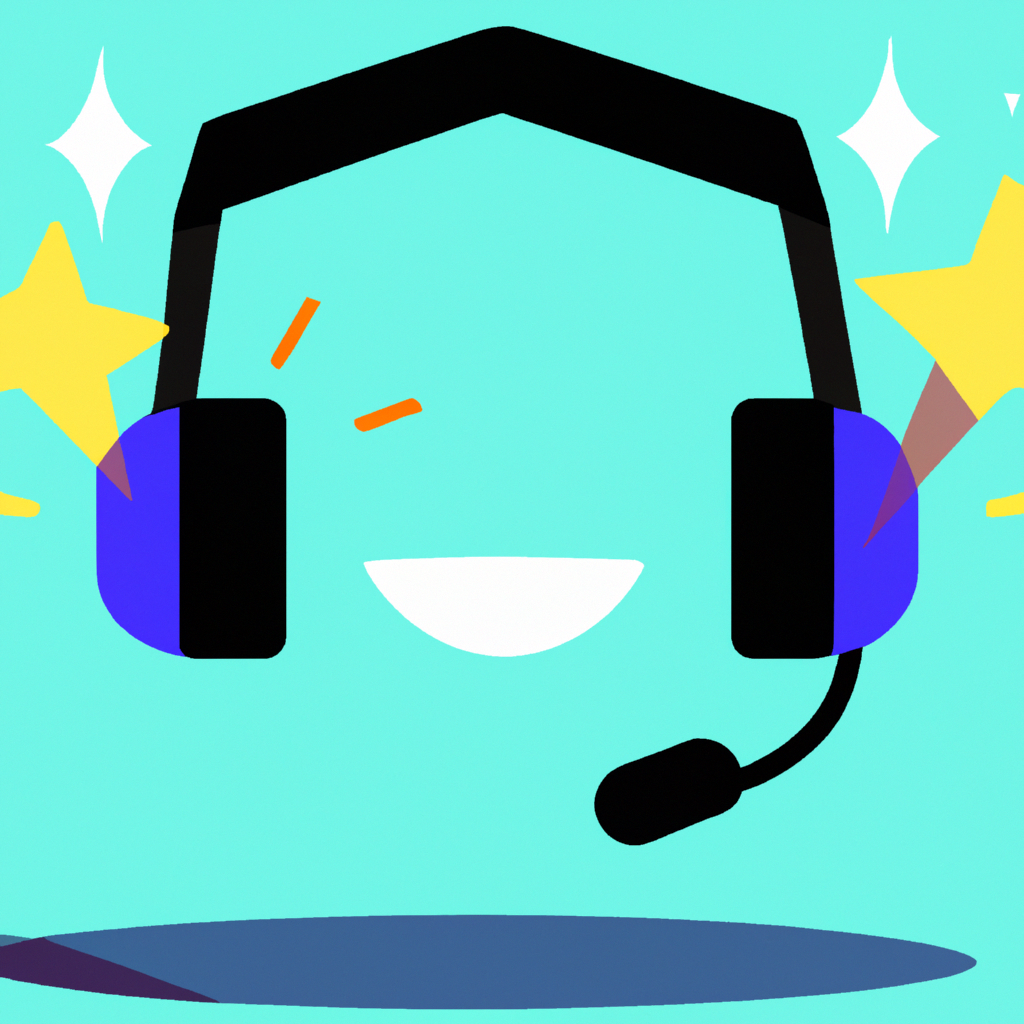 Illustration d’un agent du support amical portant un casque